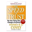 Book cover: The Speed of Trust by Stephen M. R. Covey
