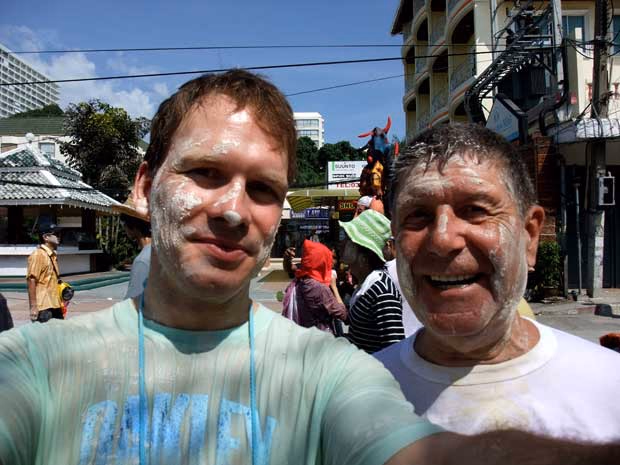 Ralf and Gerd at Songkran