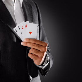 4 Aces represent the 4 benefits of viral marketing.