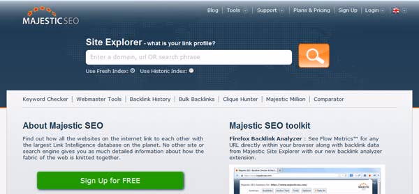 screenshot majesticseo