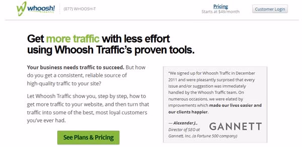 screenshot whooshtraffic