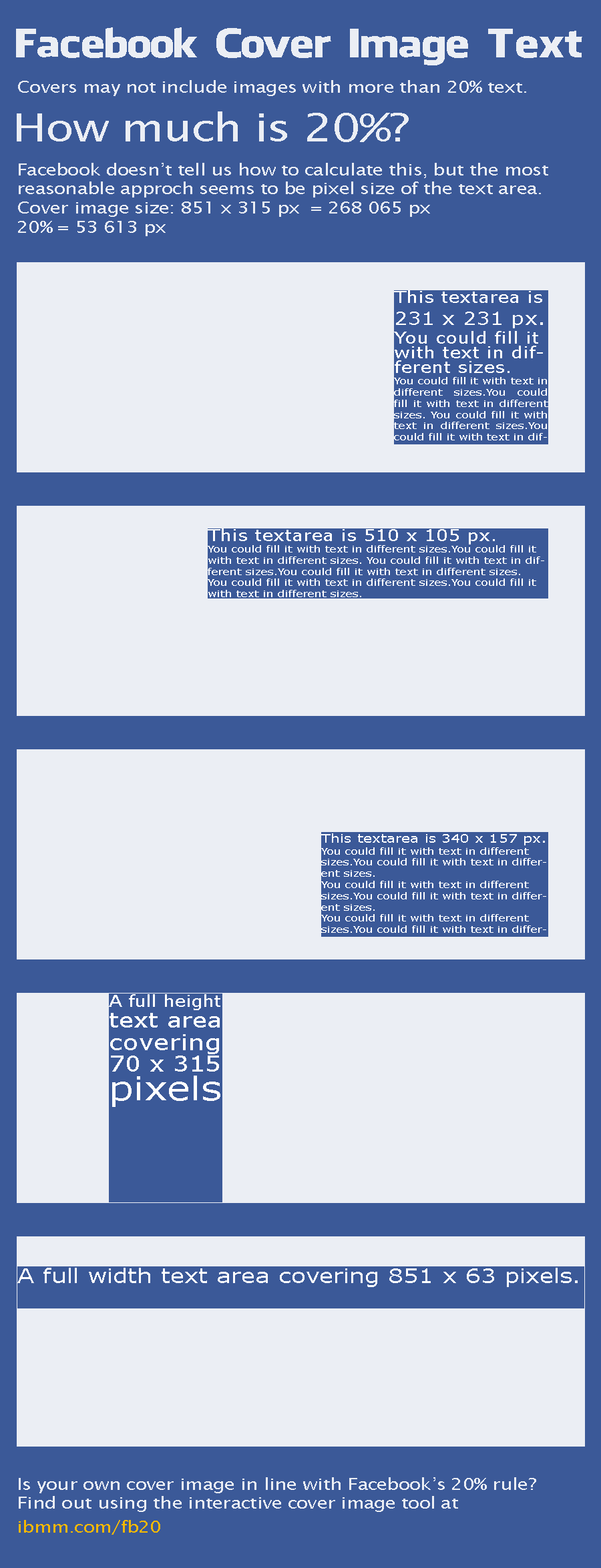 Examples for Facebook-Cover-Image-Text