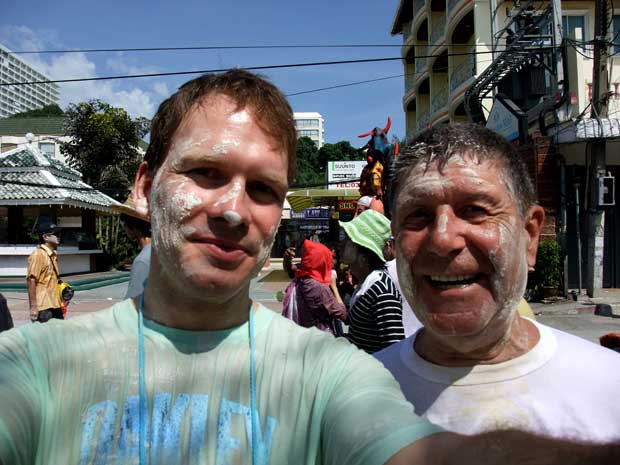 Ralf and Gerd at Songkran