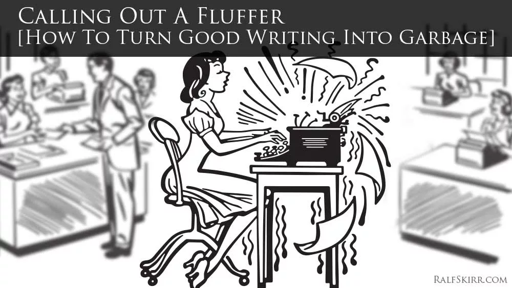 Cartoon: writing office
