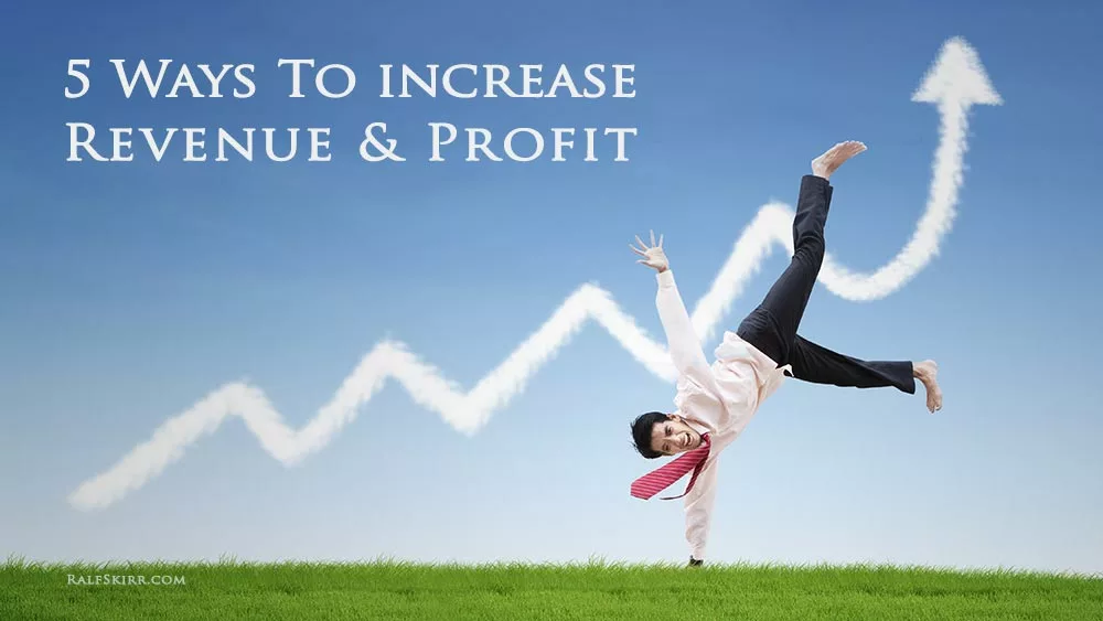 Revenue graph going up.