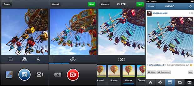 instagram video app screenshot