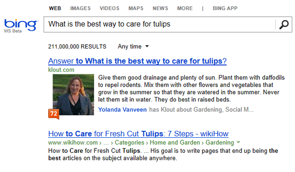 klout-answer-in-bing-search