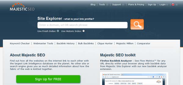 screenshot majesticseo